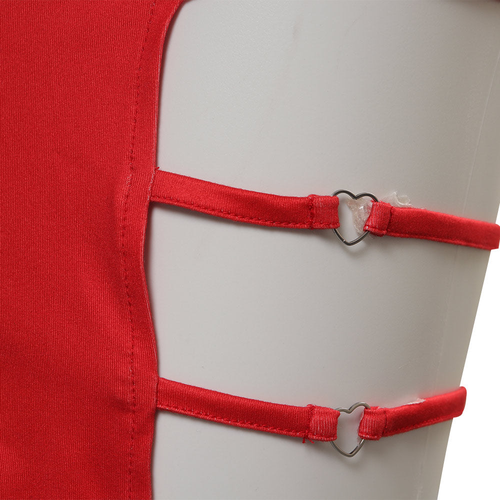 Adulte Quinzel Harley Sexy Robe Cosplay Costume