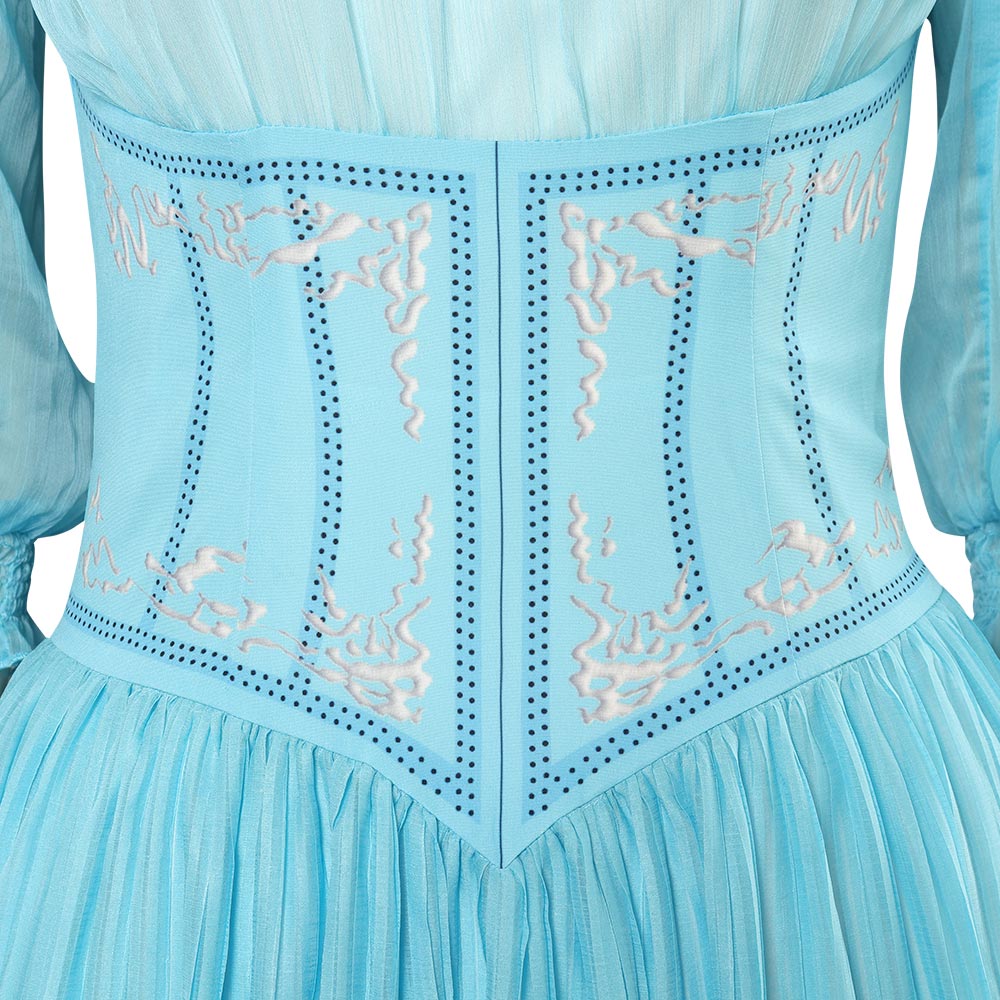 Film La Petite Sirène The Little Mermaid Ariel Bleu Robe Cosplay Costume