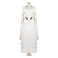 Star Wars Leia Organa Solo Blanc Tenue Cosplay Costume