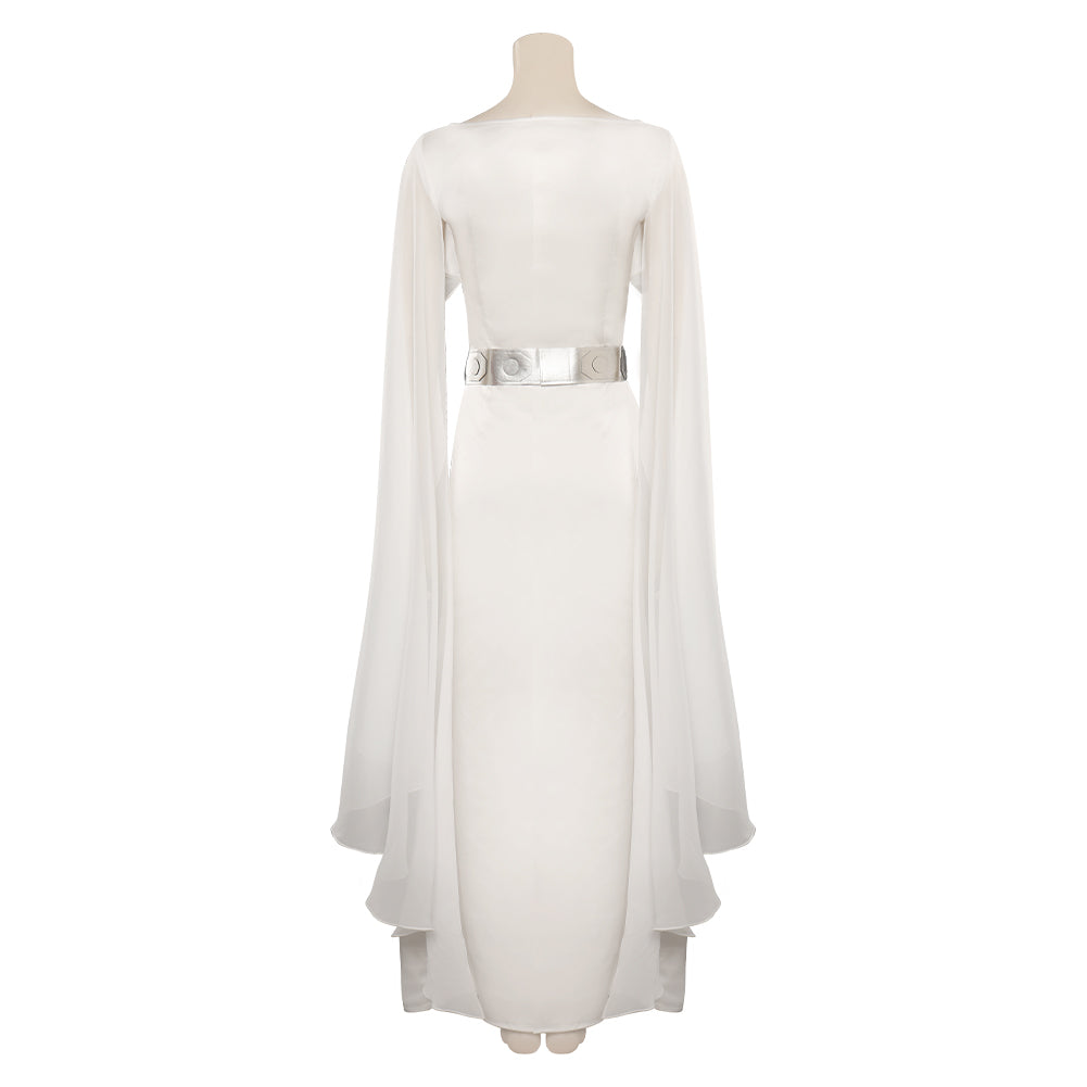 Star Wars Leia Organa Solo Blanc Tenue Cosplay Costume