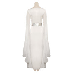 Star Wars Leia Organa Solo Blanc Tenue Cosplay Costume
