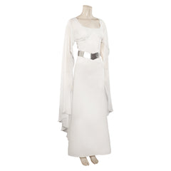 Star Wars Leia Organa Solo Blanc Tenue Cosplay Costume