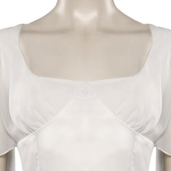 Star Wars Leia Organa Solo Blanc Tenue Cosplay Costume