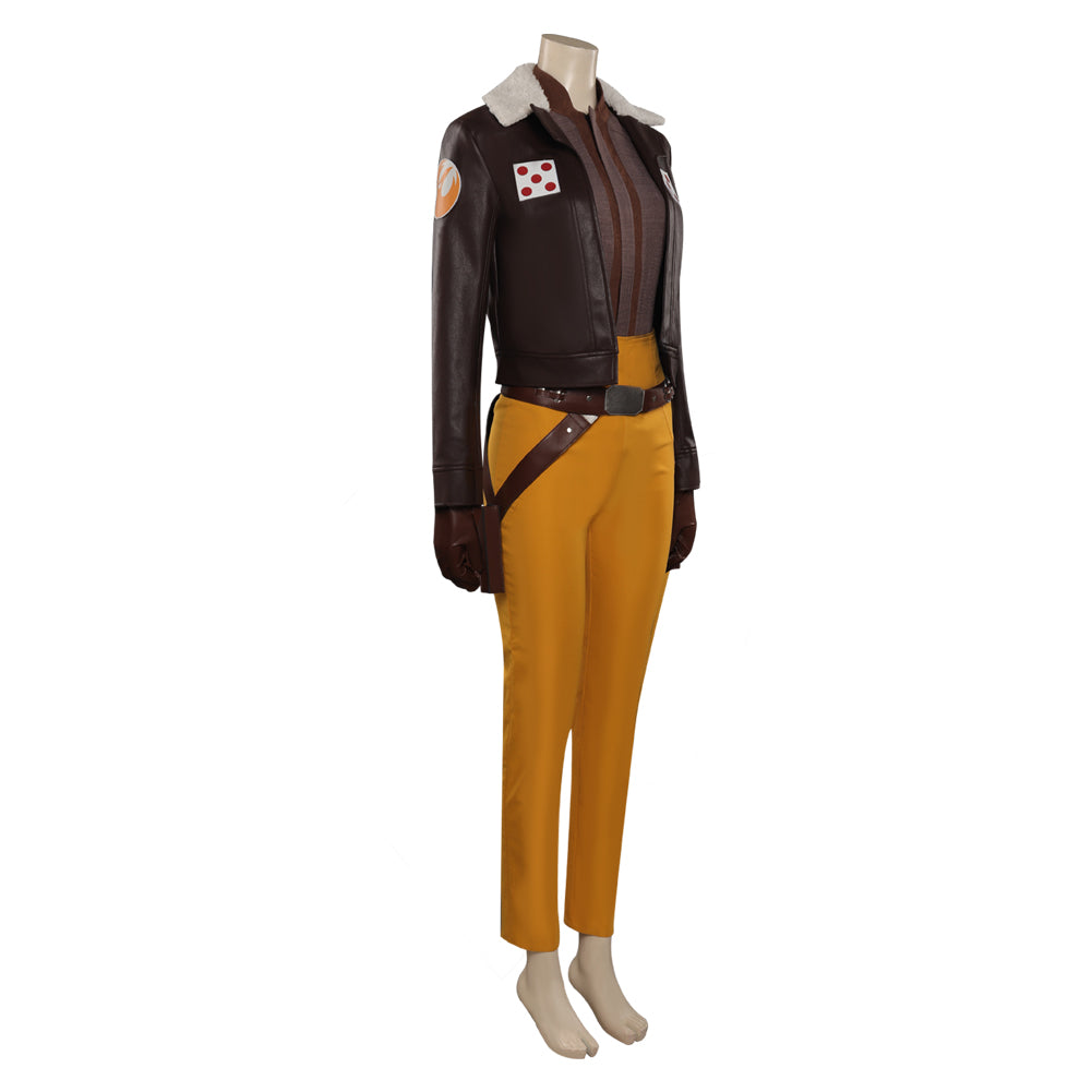 TV Ahsoka Hera Syndulla Femme Uniform Cosplay Costume
