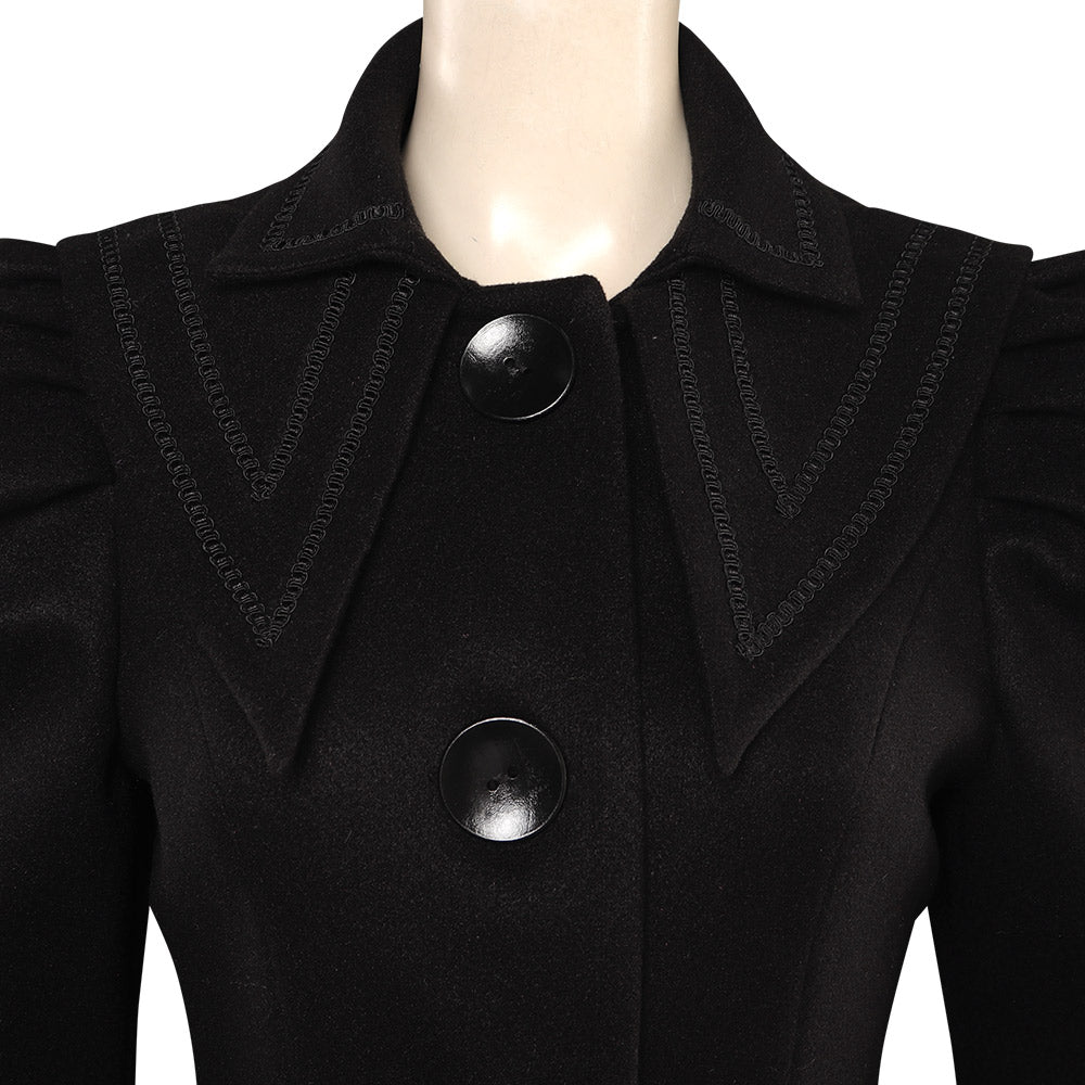 Film Pauvres Créatures Poor Things Bella Baxter Femme Noir Uniforme Cosplay Costume Carnival