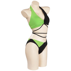 Kim Possible Shego Maillot De Bain Deux Piece cosplay Costume