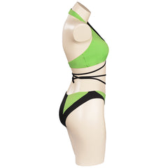Kim Possible Shego Maillot De Bain Deux Piece cosplay Costume
