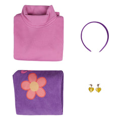 2022 Turning Red Alerte Rouge Enfant Abby Cosplay Costume