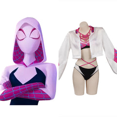 Spider-Man: Across the Spider-Verse Gwen Stacy Maillot De Bain Cosplay Costume
