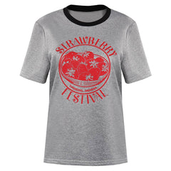 Stranger Things 4 Eleven Été T-shirt Cosplay Costume