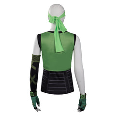 Valorant Skye Top Foulard Manches Cosplay Costume Carnival Halloween