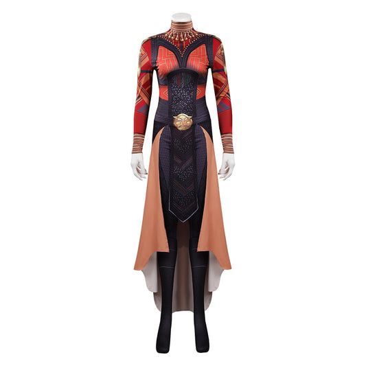 2022 Black Panther: Wakanda Forever Okoye Combinaison Cosplay Costume Halloween Carnaval
