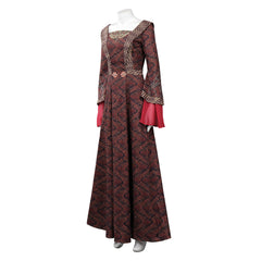 House of the Dragon Alicent Hightower Robe Vintage Cosplay Costume Médiéval