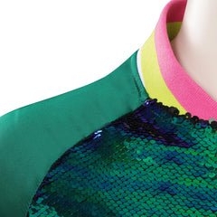 Zombies 3 Bucky Paillettes Veste Manteau Cosplay Costume