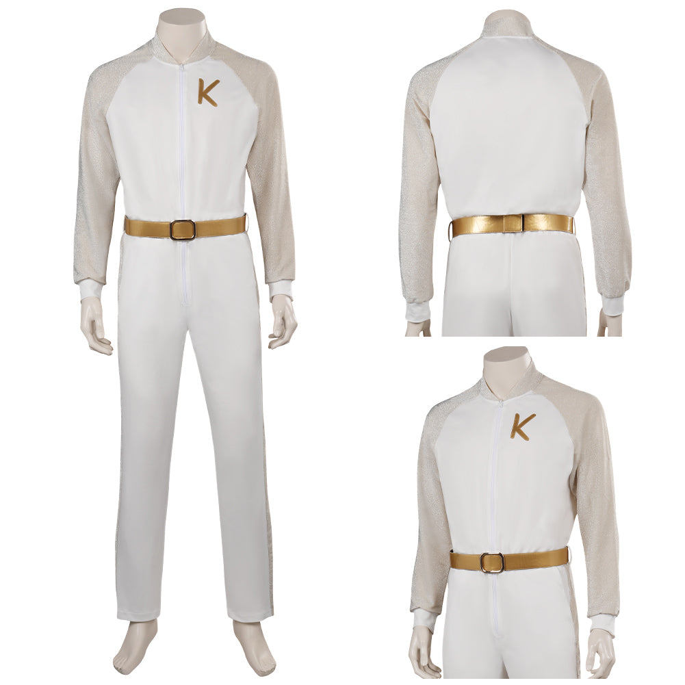 2023 Film Barbie Ken Blanc Ensemble Ryan Gosling Cosplay Costume Carnaval