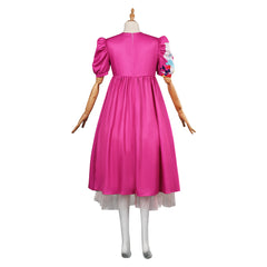 2023 Film Barbie Rose Robe Ensemble Cosplay Costume