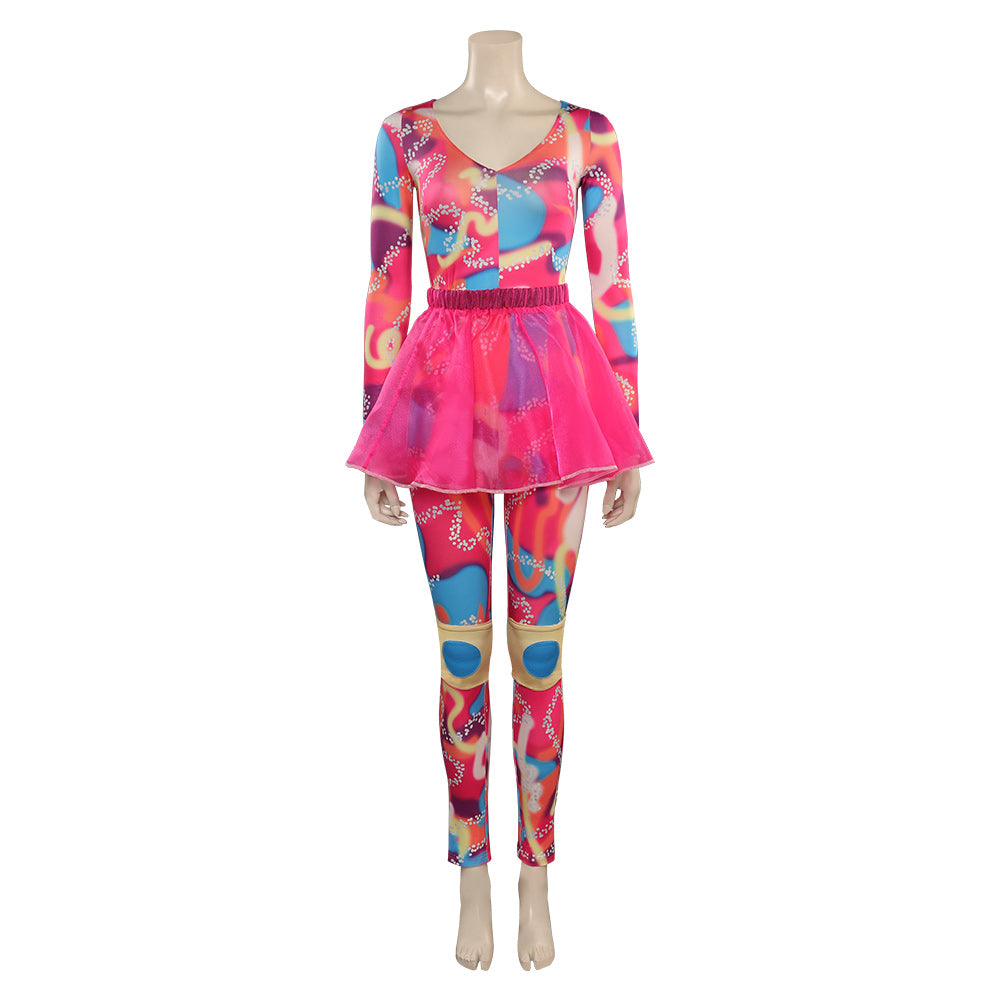 Film Barbie Design Original Rose Combinaison Costume Carnaval