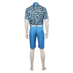 2023 Film Barbie Ken Uniform Bleu Emsemble Cosplay Costume