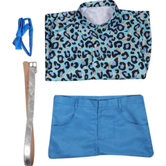 2023 Film Barbie Ken Uniform Bleu Emsemble Cosplay Costume