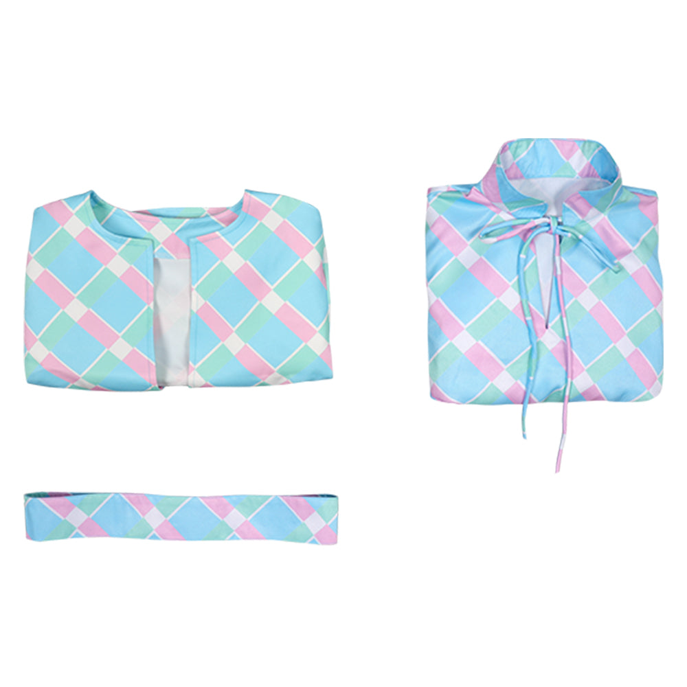 2023 Film Barbie Bleu Robe Femme Cosplay Costume