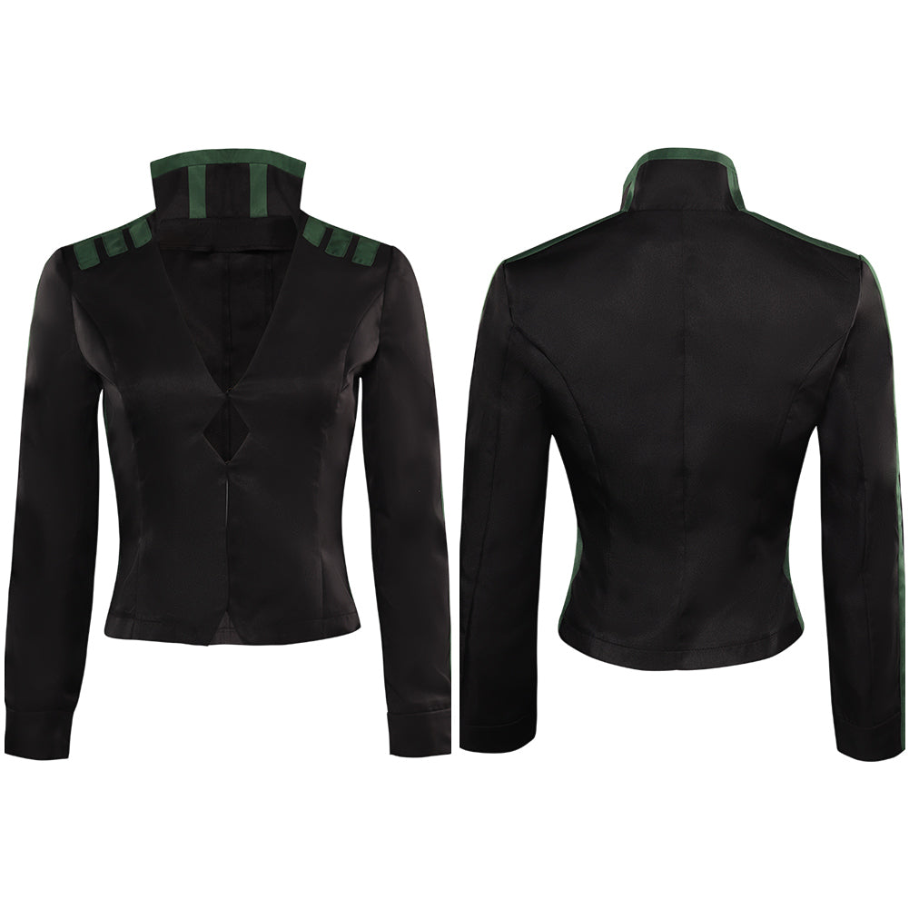 Poison Ivy Pamela Lillian Isley Manteau Cosplay Costume