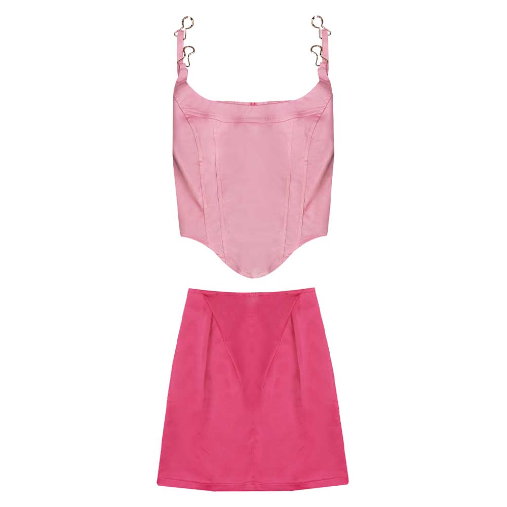 Film Barbie Margot Robbie Barbie Elingue Ensemble Costume Carnaval