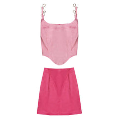 Film Barbie Margot Robbie Barbie Elingue Ensemble Costume Carnaval