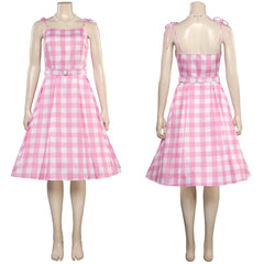 2023 Film Enfant Barbie Ensemble Robe Rose Cosplay Costume Carnaval