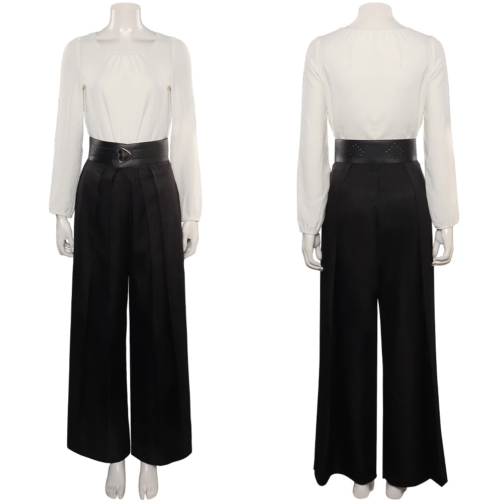 The Witcher Yennefer Blanc Uniform Cosplay Costume Carnaval