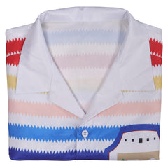Adulte Barbie 1964 Ken Rayures arc-en-ciel Chemise Cosplay Costume
