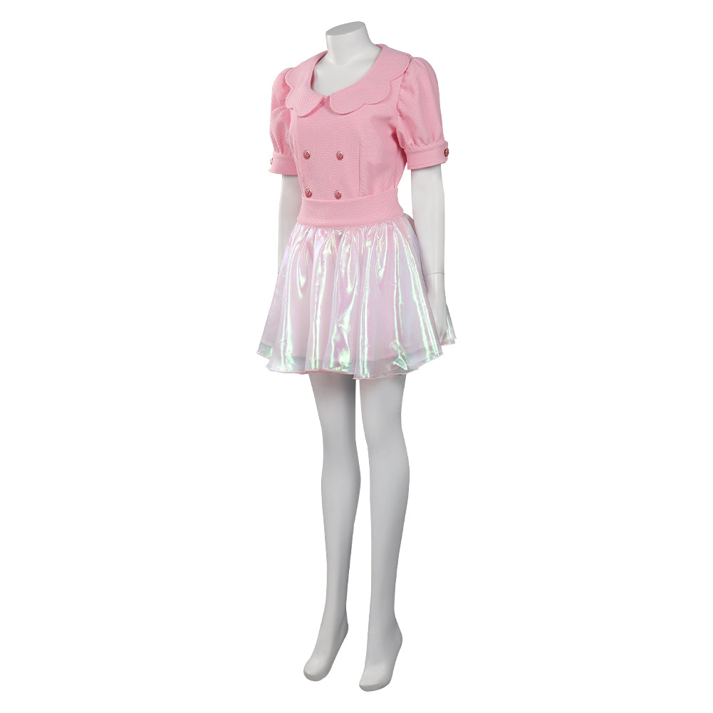 Film Barbie Robe Rose Tenue Cosplay Costume