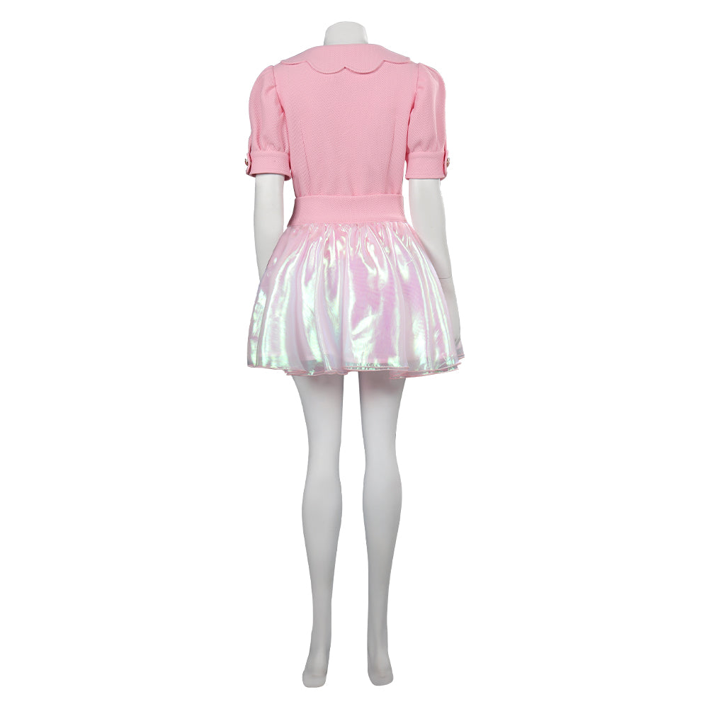 Film Barbie Robe Rose Tenue Cosplay Costume