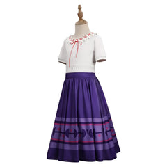 Encanto Luisa Madrigal Enfant Robe Cosplay Costume