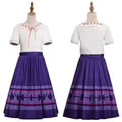 Encanto Luisa Madrigal Enfant Robe Cosplay Costume