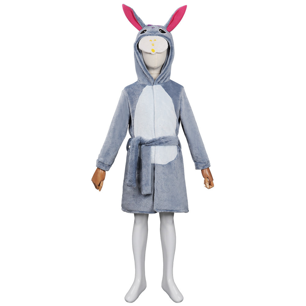 Winnie the Pooh Cosplay Costume Pajamas Night Robe Sleepwear Clothes Outfits Kids Children Halloween Carnival Suit