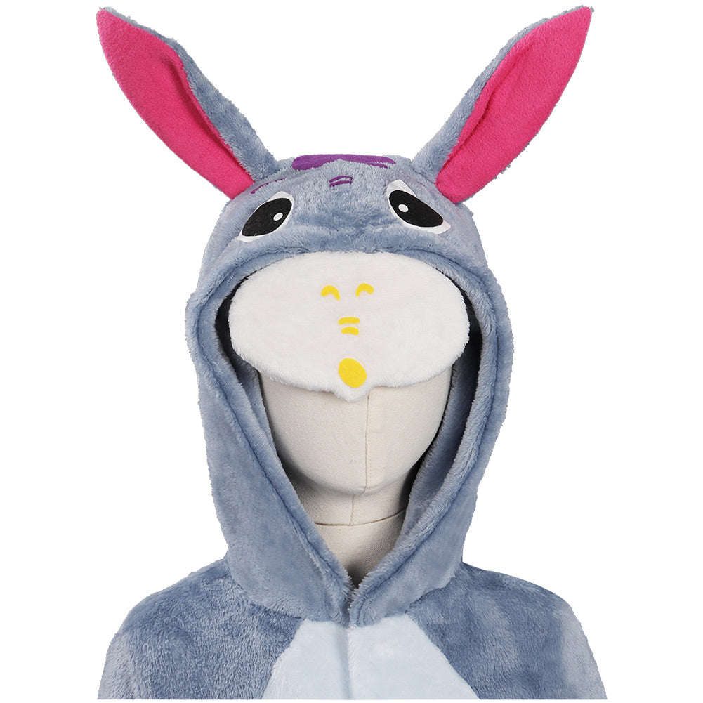 Winnie the Pooh Cosplay Costume Pajamas Night Robe Sleepwear Clothes Outfits Kids Children Halloween Carnival Suit