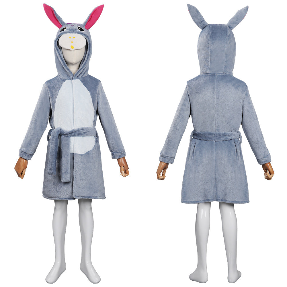 Winnie the Pooh Cosplay Costume Pajamas Night Robe Sleepwear Clothes Outfits Kids Children Halloween Carnival Suit