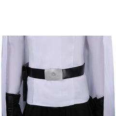 White Fighting Tenue Cosplay Costume