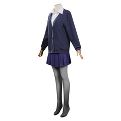 Aharen-san Wa Hakarenai Reina Aharen Uniform Robe JK Cosplay Costume Halloween Carnival