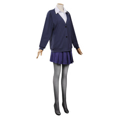Aharen-san Wa Hakarenai Reina Aharen Uniform Robe JK Cosplay Costume Halloween Carnival