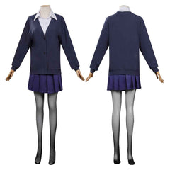 Aharen-san Wa Hakarenai Reina Aharen Uniform Robe JK Cosplay Costume Halloween Carnival