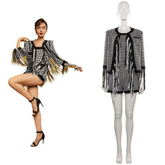 Emily in Paris 3 Emily Cooper Robe Cosplay Costume Carnaval