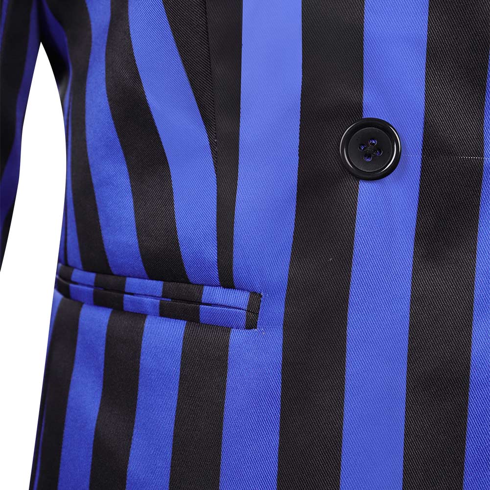 Adulte & Enfant Wednesday Addams Wednesday Bleu Uniforme Scolaire Ensemble Cosplay Costume