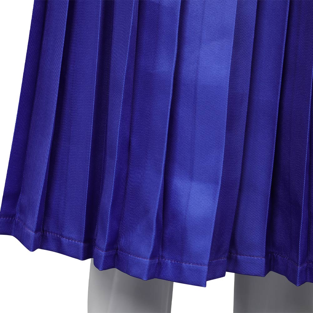 Adulte & Enfant Wednesday Addams Wednesday Bleu Uniforme Scolaire Ensemble Cosplay Costume