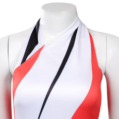 Film Glass Onion Cassandra Robe Rouge Cosplay Costume Carnaval
