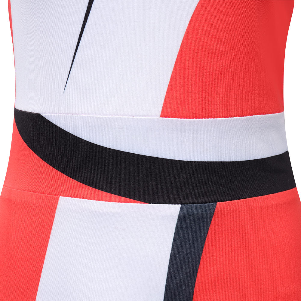 Film Glass Onion Cassandra Robe Rouge Cosplay Costume Carnaval