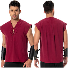 Adult Pirate Cosplay Costume Chemise Retro Halloween Carnival
