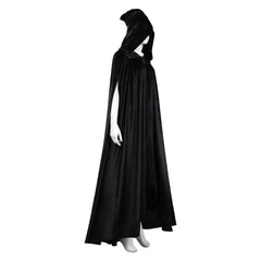 Sorcière Robe Cape Manteau Noir Cosplay Costume Halloween Carnival