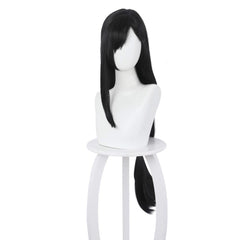 Final Fantasy 7 FF7 Tifa Lockhart remake style naturel noir basse queue de cheval cos perruque