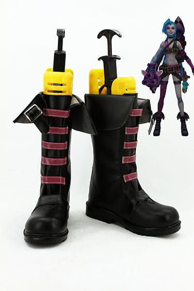 LOL League of Legends Jinx Cosplay Chaussures